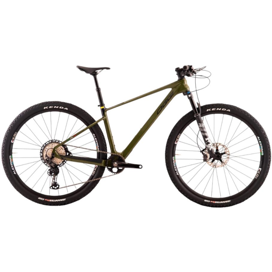 Bicicleta Mtb Oggi Agile Pro Carbon Xt 12v Aro 29 2024 · Cor: VERDE/PTO — foto 2 de 2