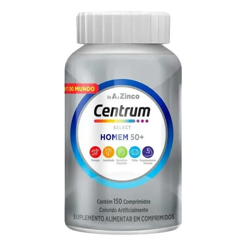 Centrum 50+ Select Homem Com 150 Comprimidos. · GTIN 7891045043502 — foto 8 de 8