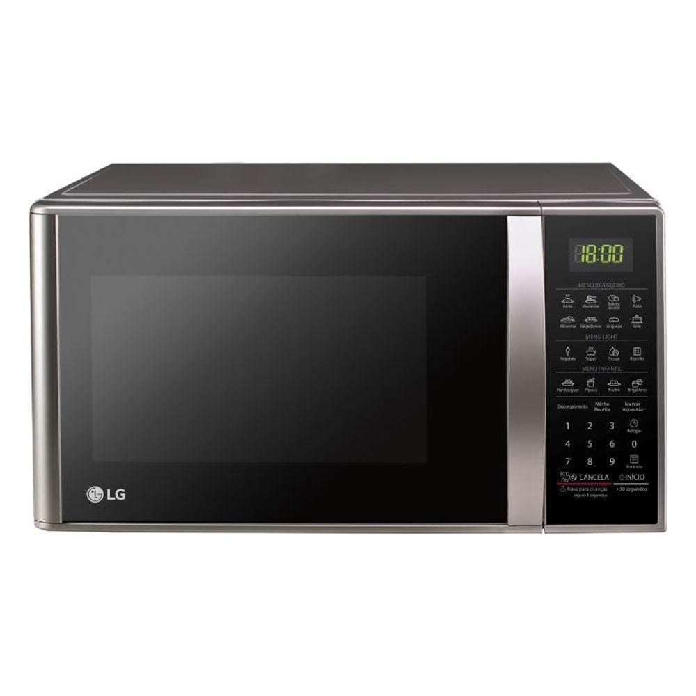 Micro-ondas LG 30 litros Prata Limpa Fácil (MS3043BRA) — foto 3 de 4