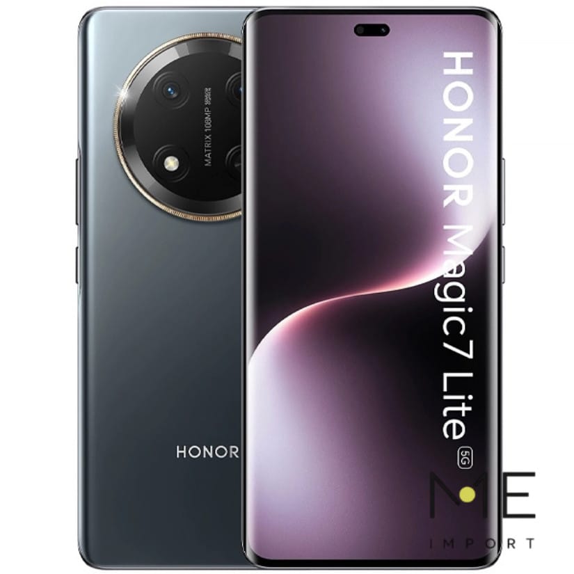 Honor Magic7 Lite Dual Sim 256gb 12gb Ram Titanio Negro Preto · CPU: Qualcomm Snapdragon 6 Gen 1 — foto 2 de 2