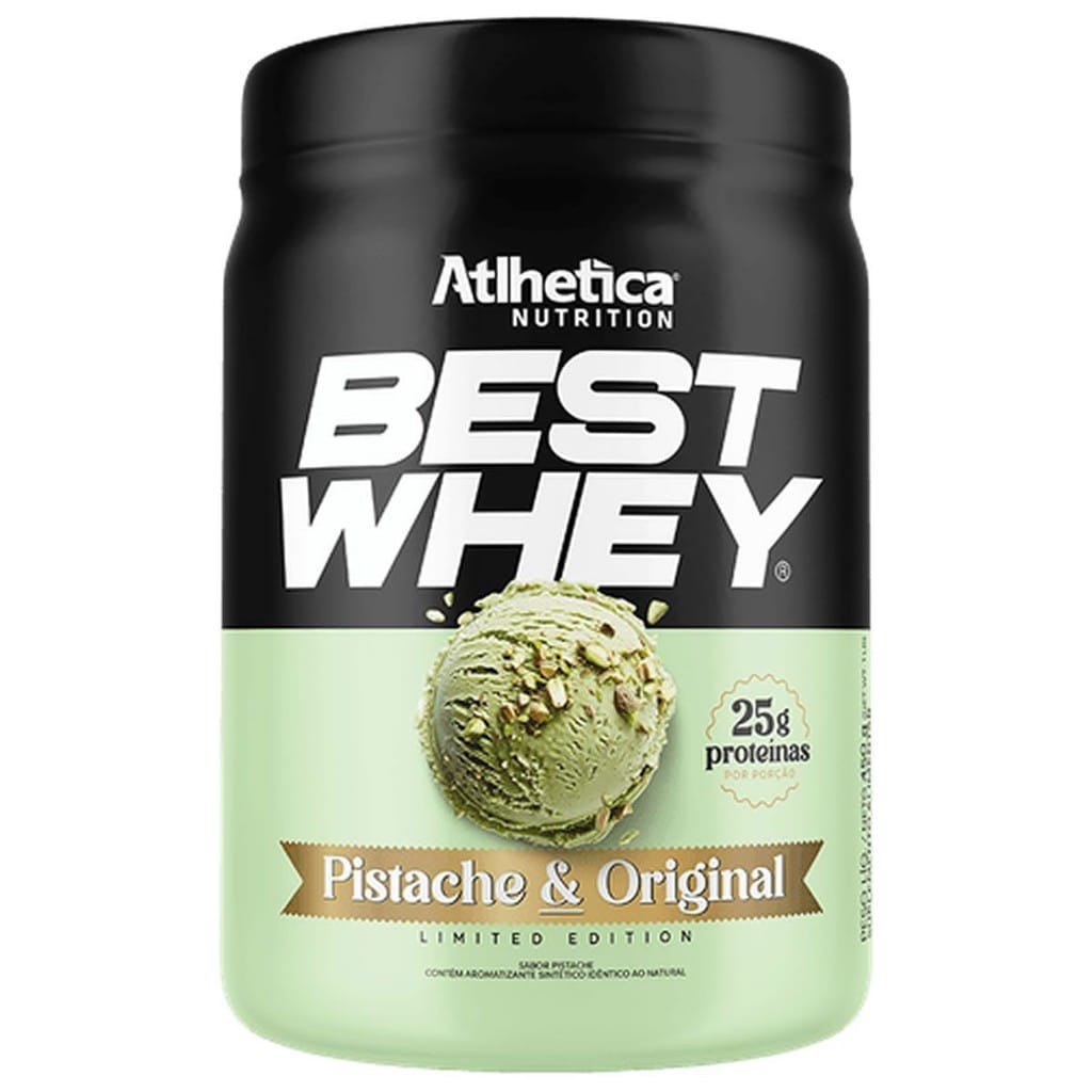 Best Whey Pote 450g Pistache & Atlhetica Nutrition · GTIN 7899621110310 — foto 8 de 8