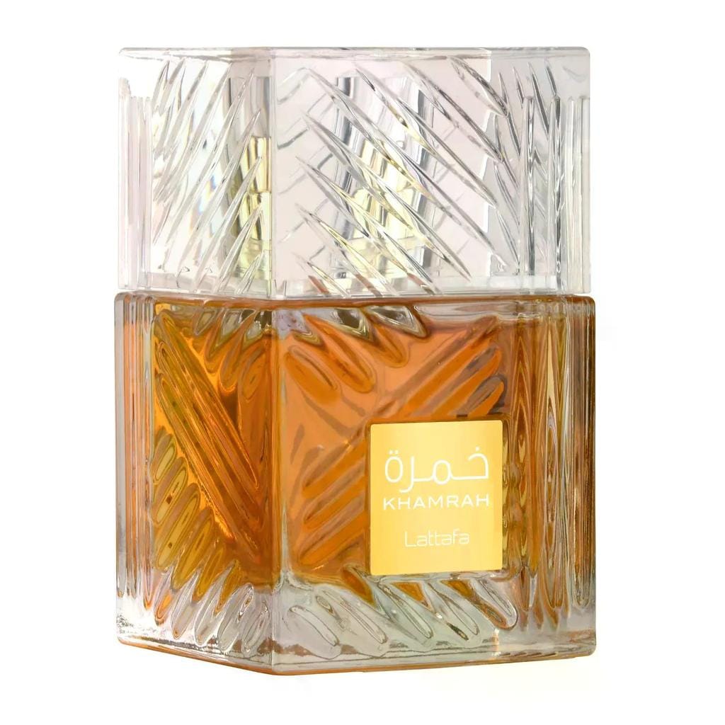 Perfume Lattafa Khamrah Eau De Parfum Unissex 100ml · GTIN 7501221551164 — foto 6 de 7