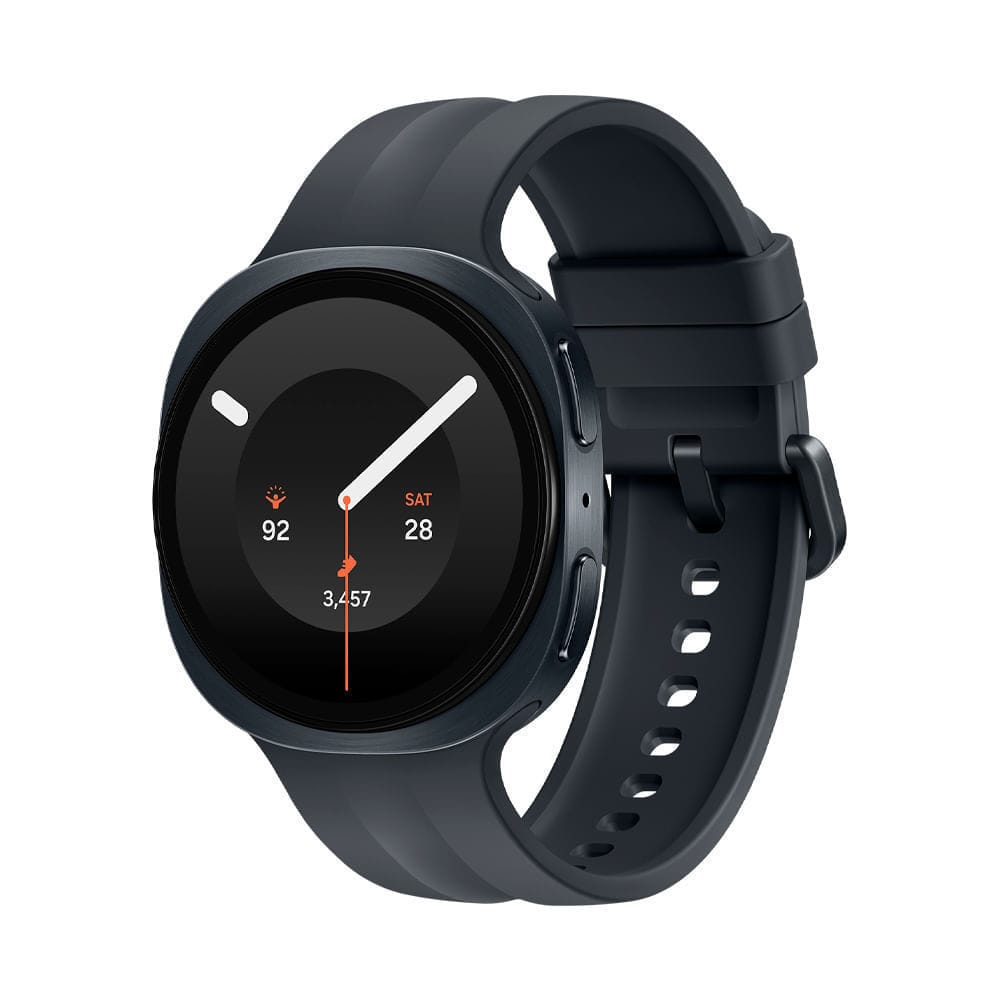 Samsung Galaxy Watch9 · Tela: Super AMOLED de 1,34" (438 x 438), Always On, até 3.000 nits, cristal de safira · Capacidade da bateria: 390 mAh · Caixa: 40 mm — foto 2 de 5