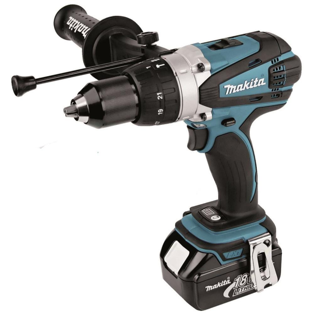 Parafusadeira Furadeira Bateria Dhp458rfe Makita · Cor: Azul — foto 6 de 6