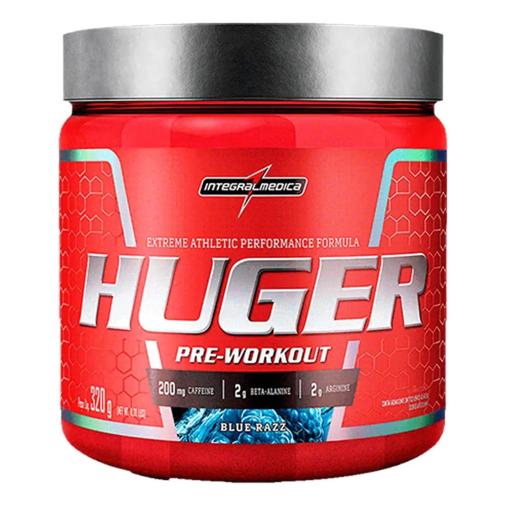Pré Treino Huger Blue Razz 320g Integralmédica · GTIN 7896311772391 — foto 4 de 4