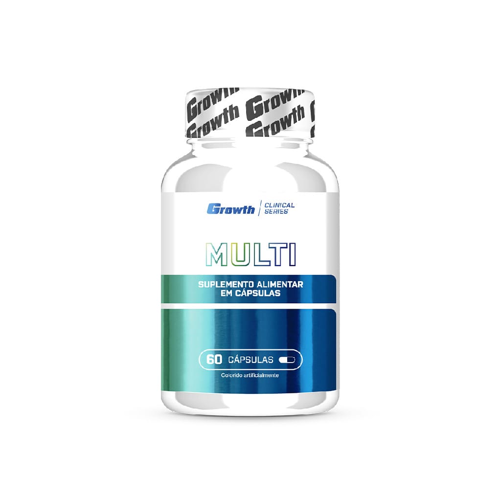 Multivitamínico 60 Cáps. Growth Supplements - Sem Sabor · GTIN 07898786021523 — foto 5 de 5