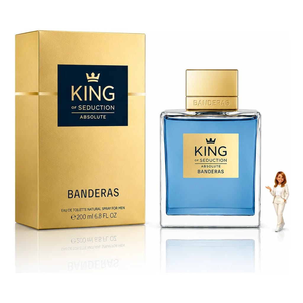 King Of Seduction Absolute Antonio Banderas Edt 200ml · GTIN 7892554113762 — foto 6 de 6
