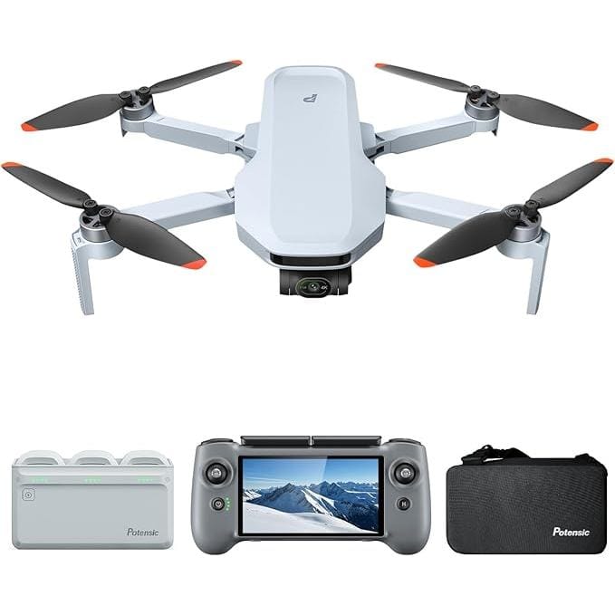 Potensic Atom 2 · Autonomia: 10 km · GPS: Sim · Peso: 245 g — foto 3 de 3