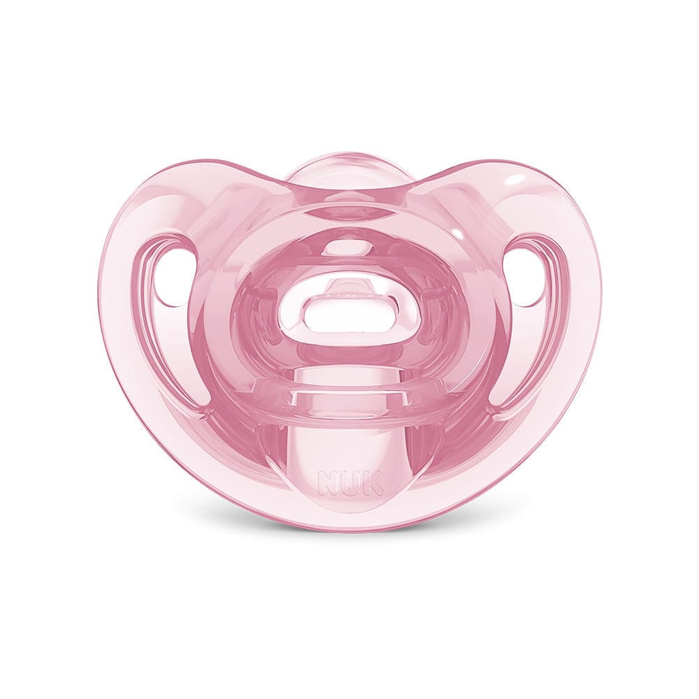 Chupeta Silicone Sensitive Soft Girl Rosa 6 Meses+ - Nuk · Cor: Rosa-claro — foto 2 de 2