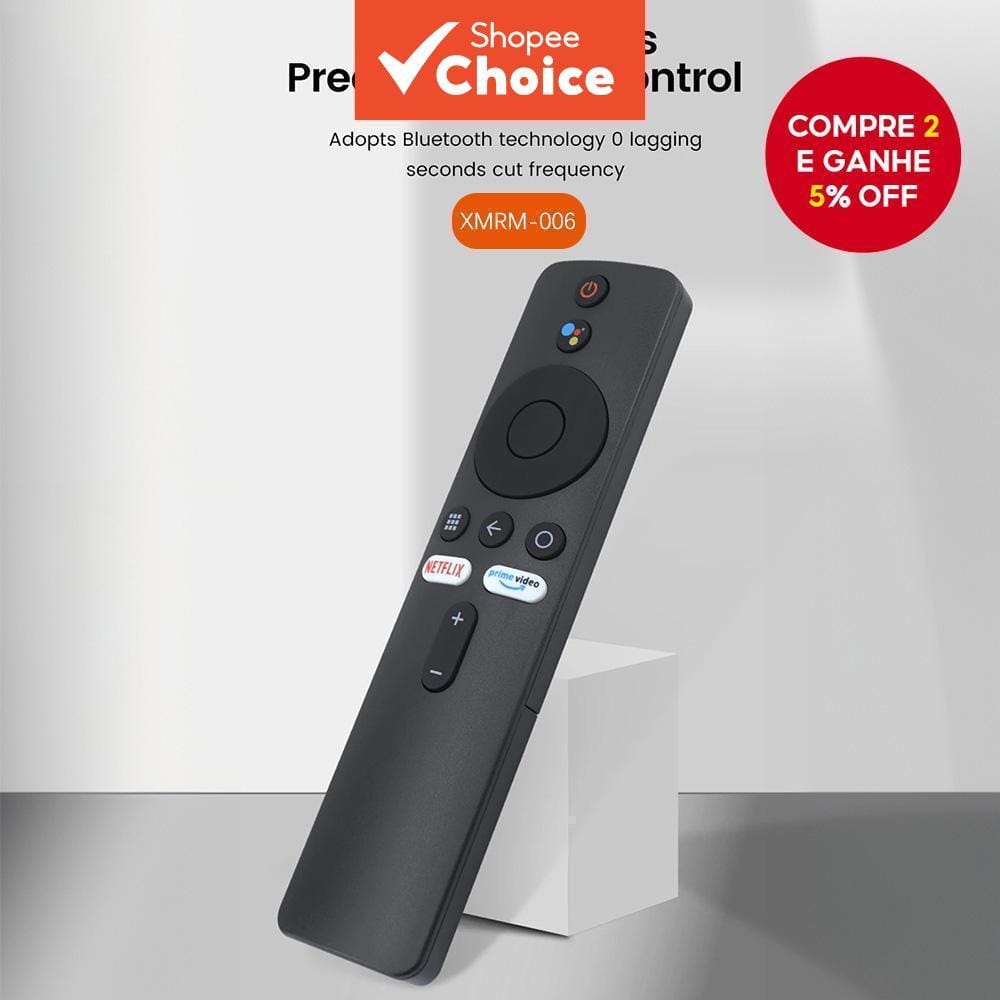 Controle remoto para Xiaomi Mi Tv Stick MDz-24-AA · Cor: Preto · Modelo: Desconocido — foto 2 de 2