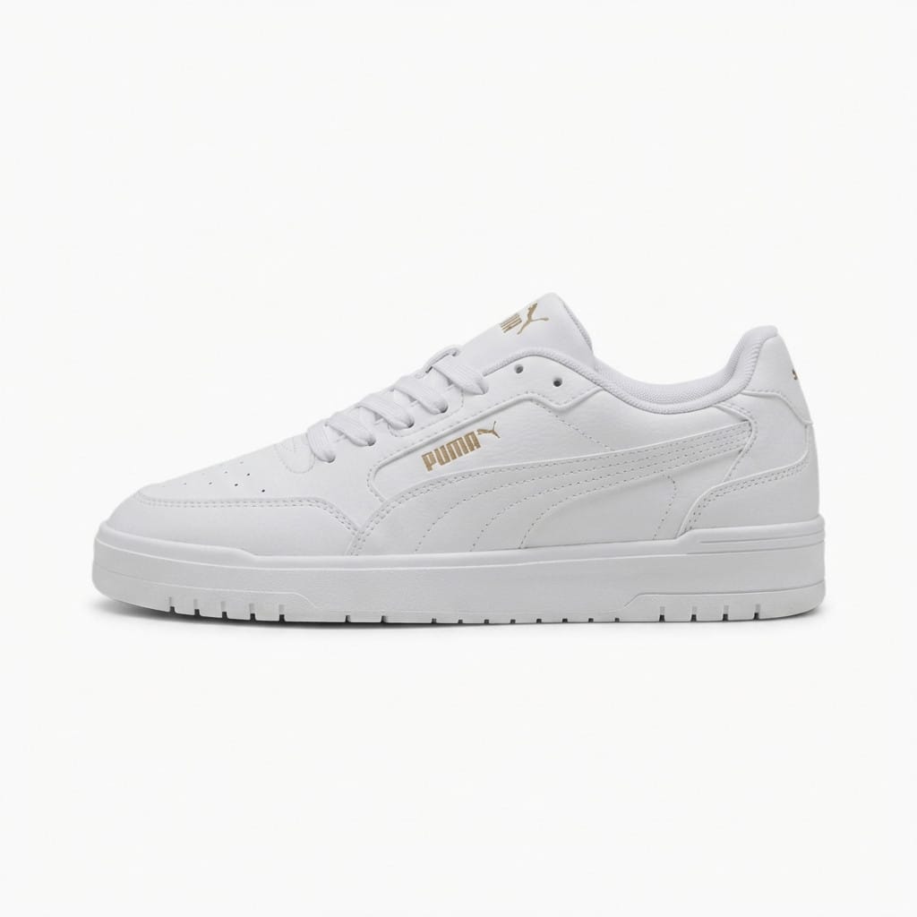 Puma Shuffle · Cor: Puma white/Puma black/Puma team gold — foto 3 de 3