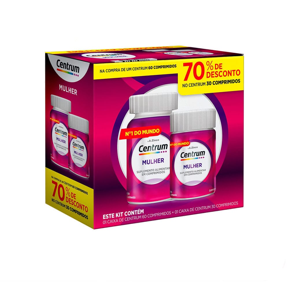 Centrum Essentials Mulher 30 Comprimidos Suplemento Vitamina… · GTIN 7896009498657 — foto 6 de 6