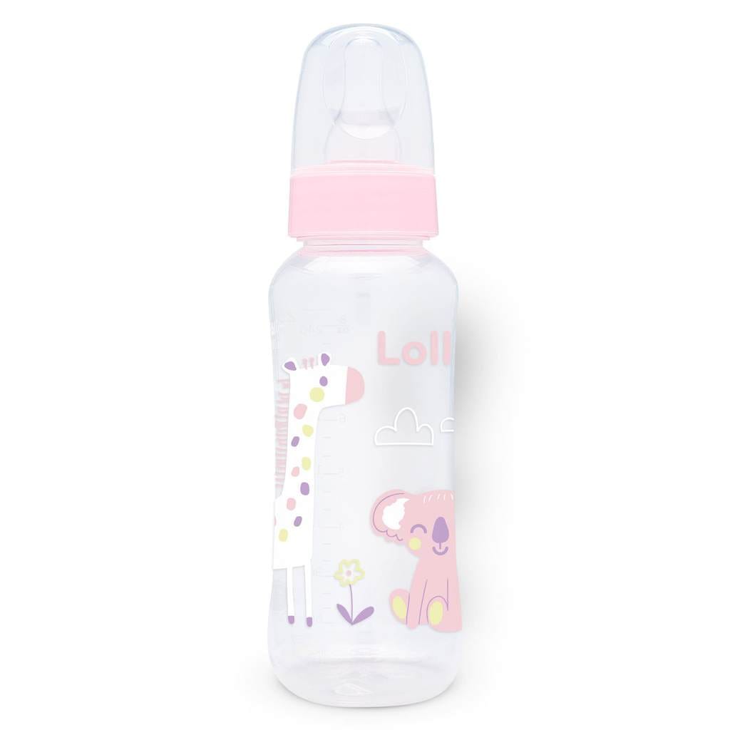 Mamadeira Lolly Zoo Azul 240ml Sem BPA — foto 3 de 3
