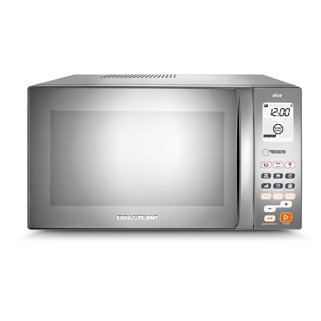 Micro-ondas 38 Litros BMJ38AR Inox Espelhado com Grill Brastemp · Cor: Aço inoxidável — foto 7 de 7