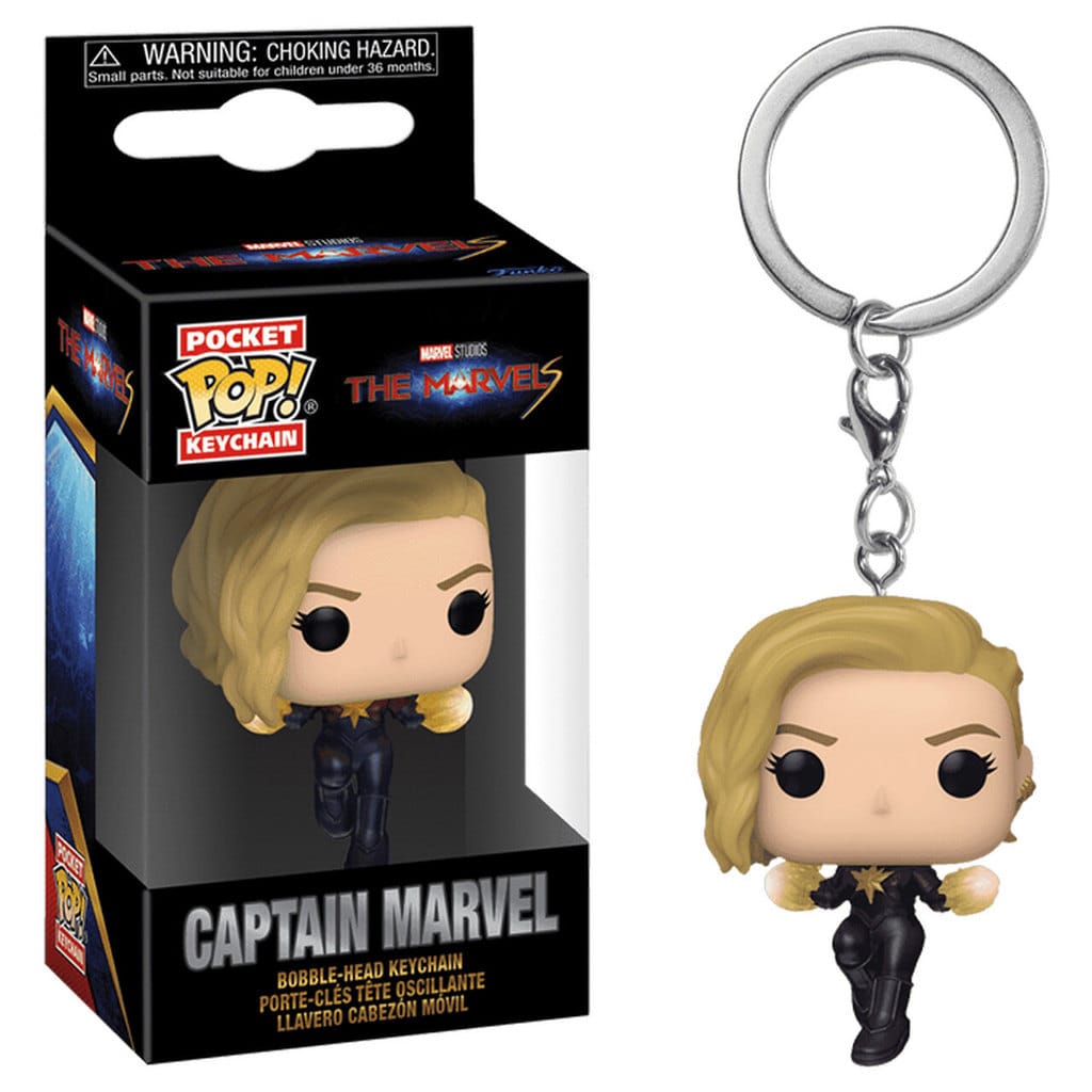 Chaveiro Funko Pop Marvel Captain Marvel · GTIN 889698364386 — foto 2 de 2