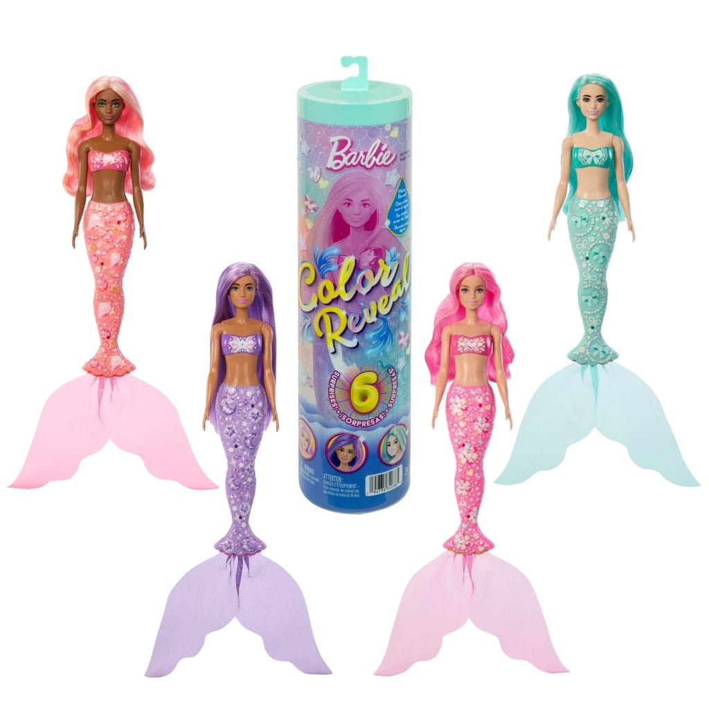 Boneca Barbie Color Reveal Sereias Surprise - Mattel — foto 8 de 8