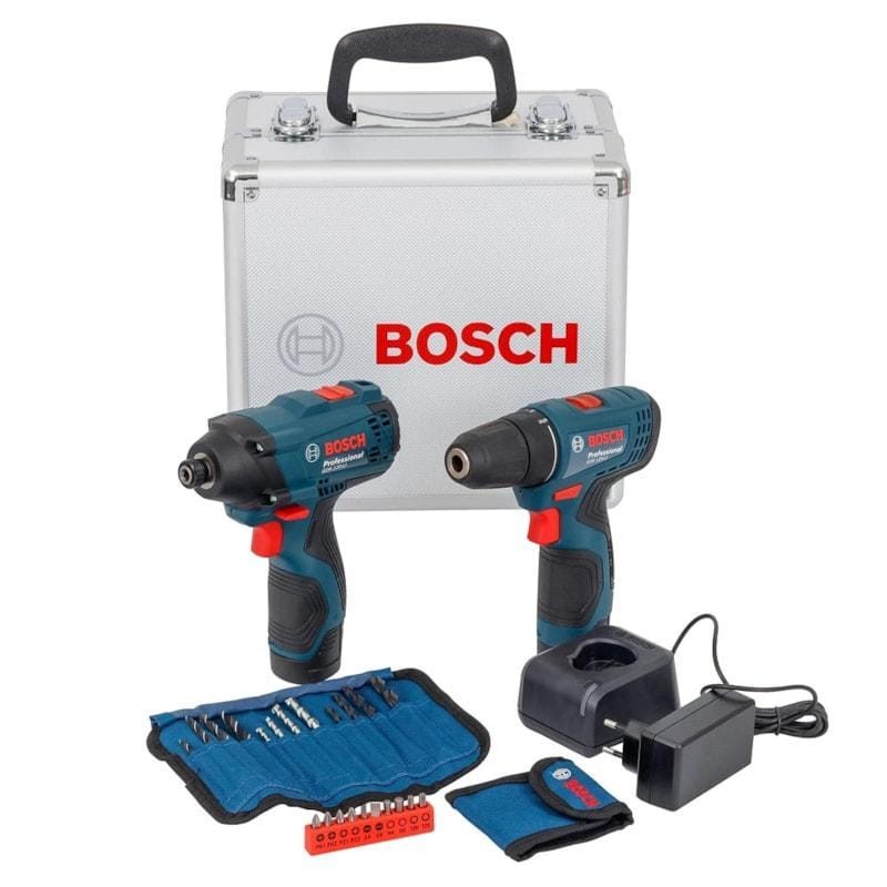 Furadeira + Parafusadeira Impacto (combo) Bosch · Modelo: GSR12-2LI + GDR12LI — foto 3 de 4