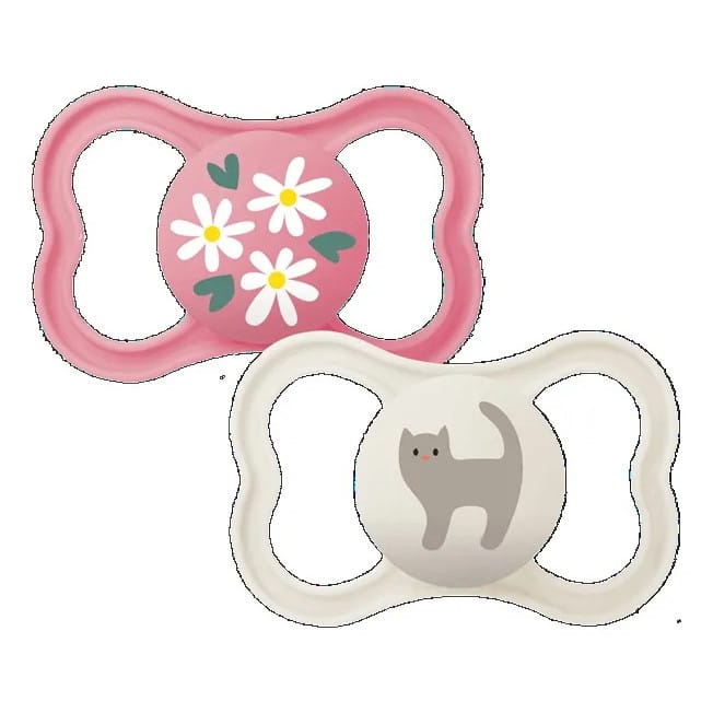 Chupeta Mam Air 18+ Meses Silicone Skinsoft Rosa · Modelo: Air Silicone — foto 2 de 2