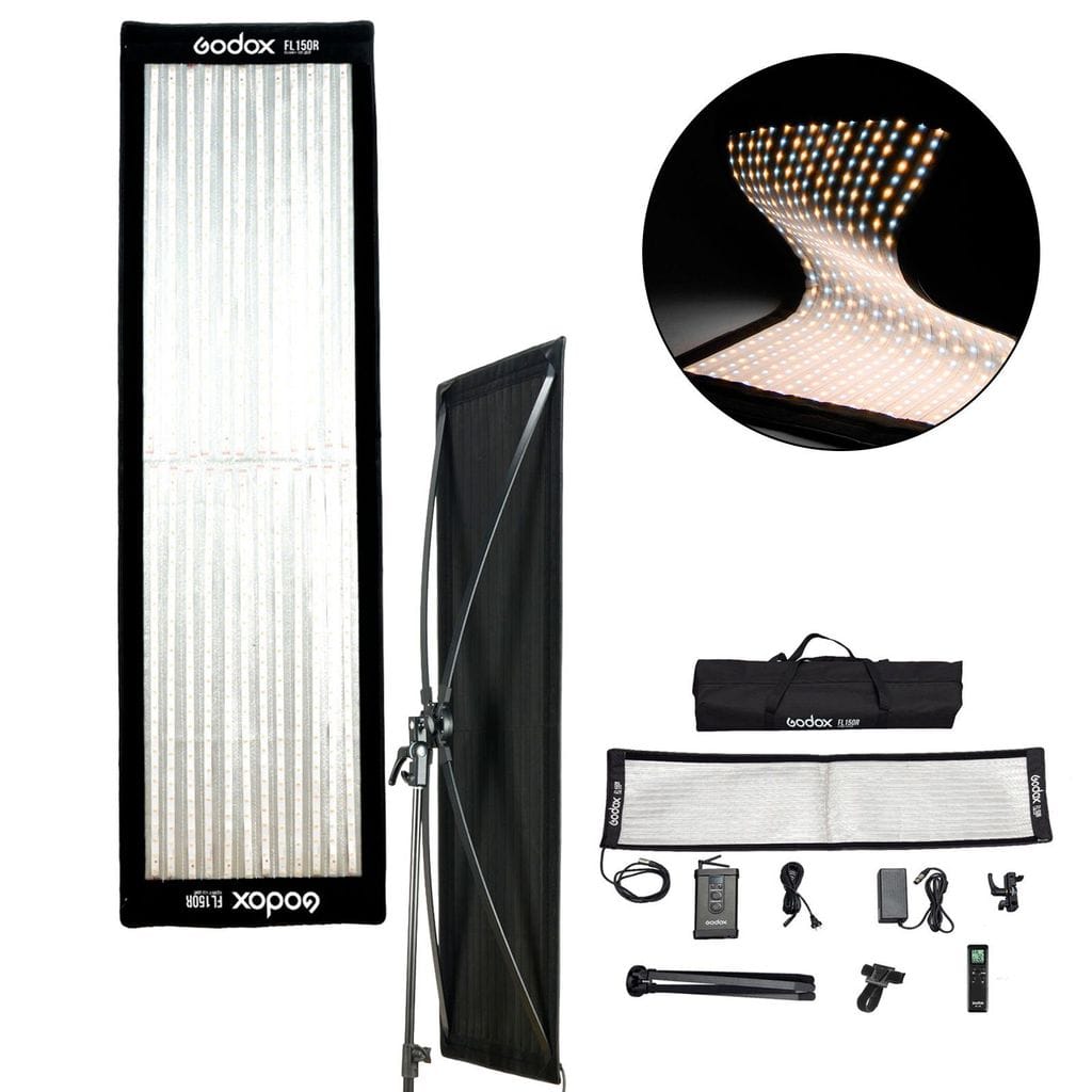 Iluminador Led Flexível Bicolor 150w Godox Fl150r 120x30cm · GTIN 7898653596697 — foto 4 de 4