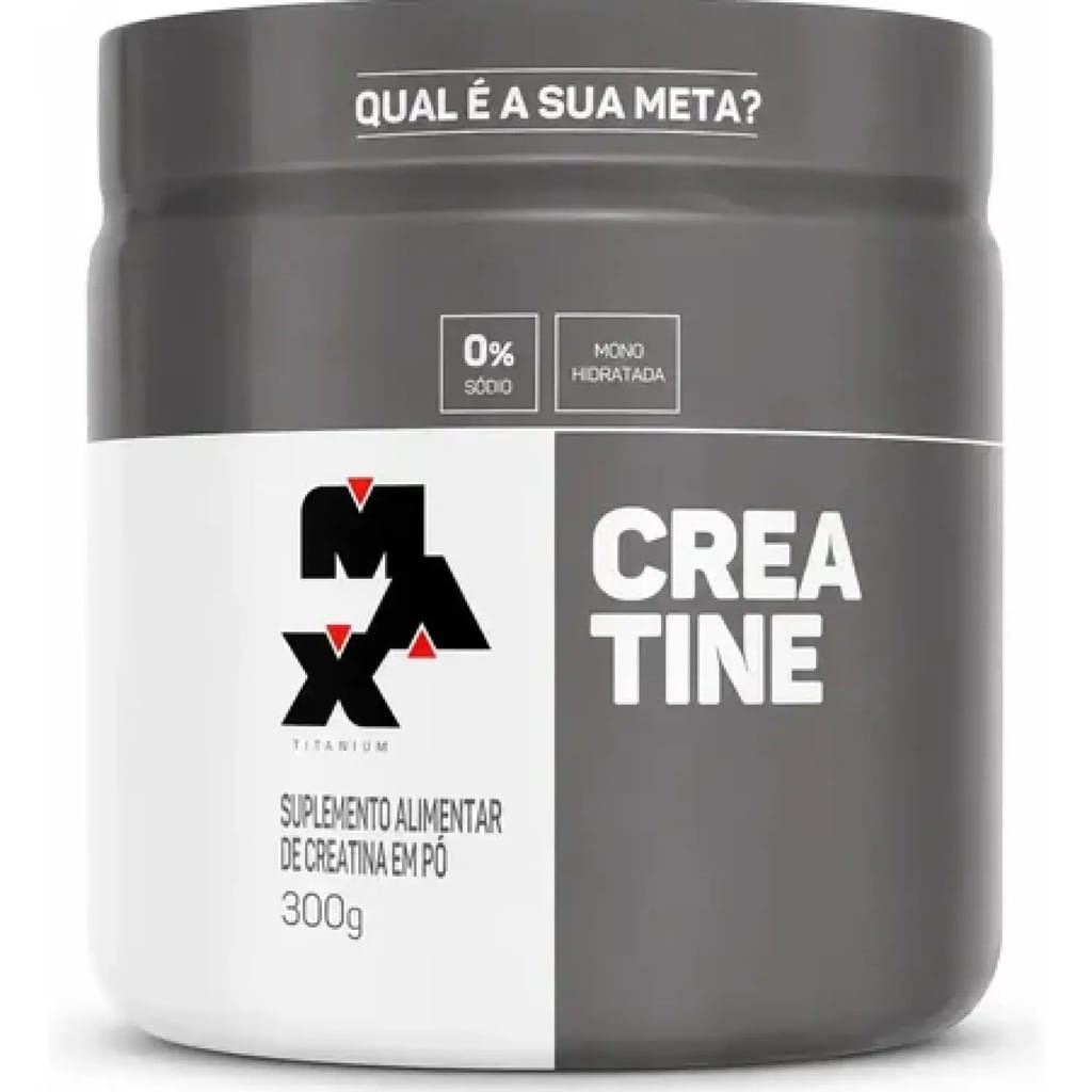 Creatina Em Pó 300g Max Titanium Sabor Natural · GTIN 89200414480 — foto 8 de 8