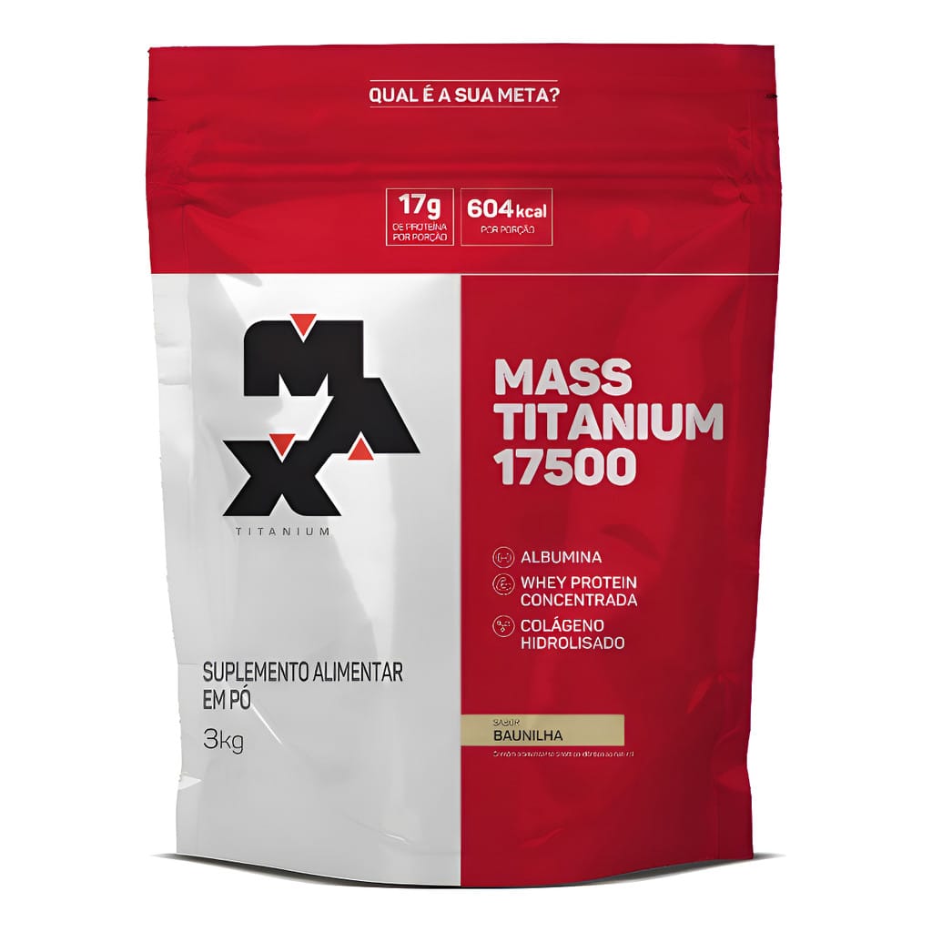 Hipercalórico Mass Titanium 17500 + Creatina - Max Titanium… — foto 5 de 5