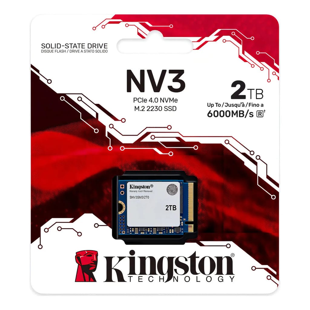 Ssd M.2 2230 Kingston Nv3 Mini 2TB Nvme Pcie 4.0 SNV3SM3/2T0… · Cor: Preto — foto 6 de 6