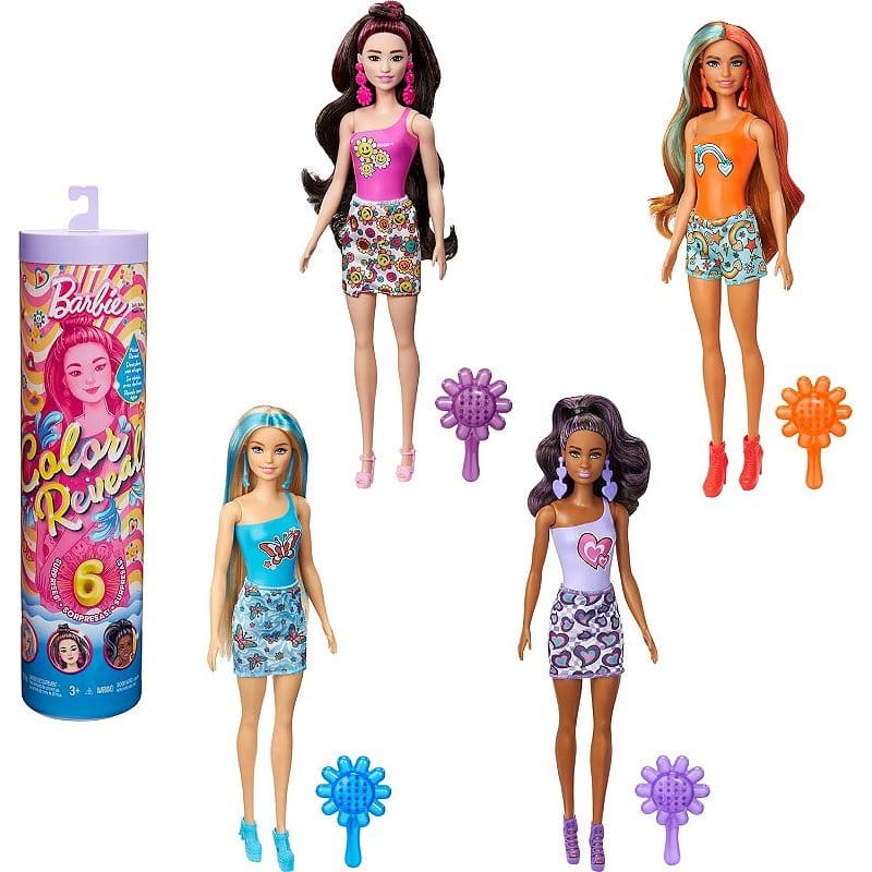 Boneca Barbie Color Reveal C/ 6 Surpresas - Mattel Hrk06 — foto 7 de 7