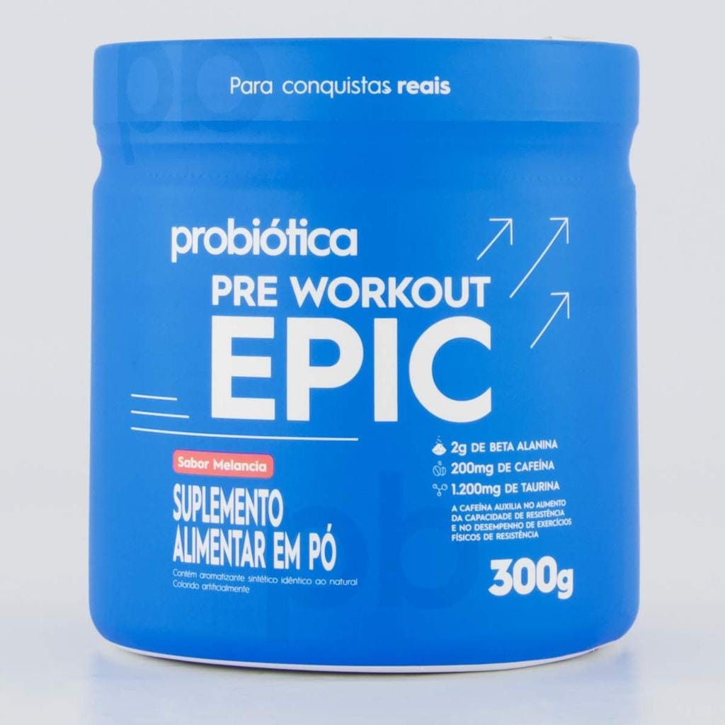 Pré Treino Epic 300g Pré Workout Probiotica Sabores Guaraná Com… · GTIN 7894489928442 — foto 2 de 2