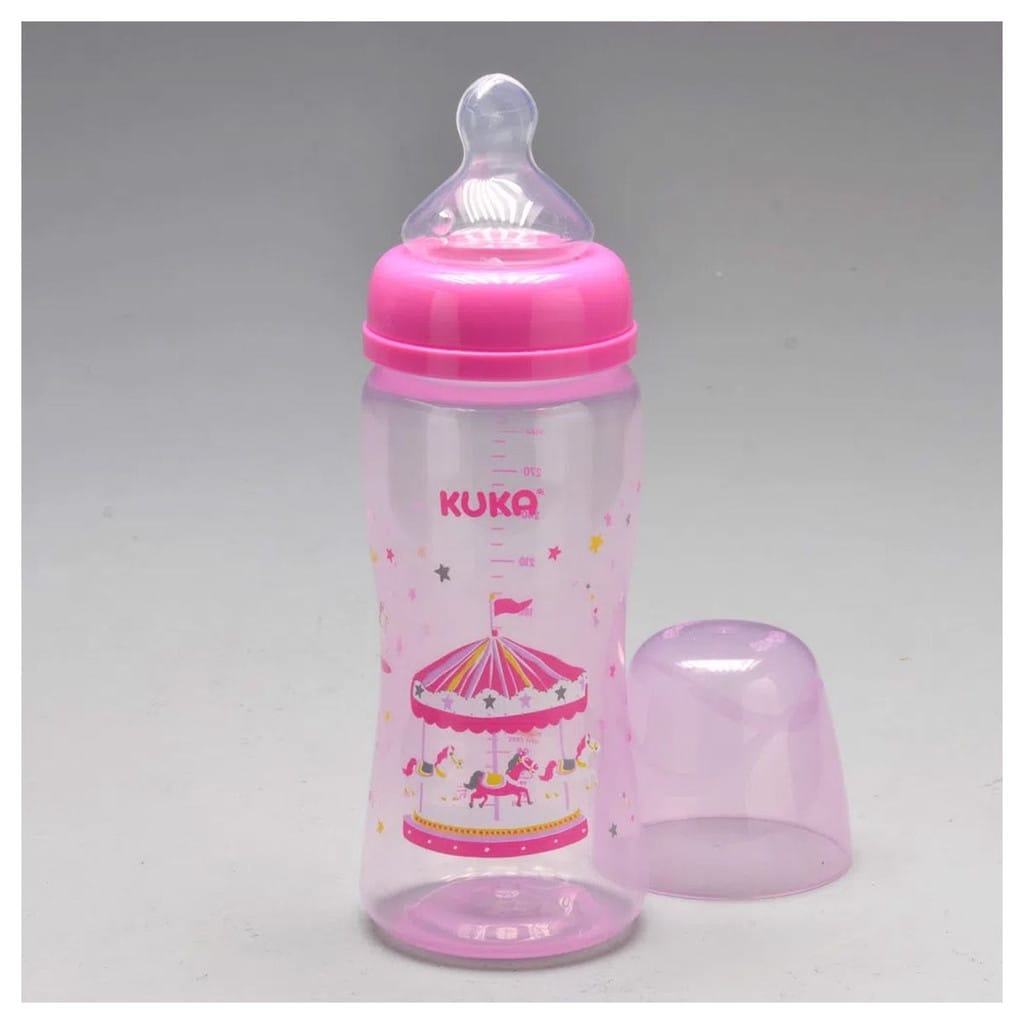 Mamadeira Kuka 330ml Silicone - Rosa · Modelo: Kuka Big Natural 330Ml Rosa — foto 3 de 3