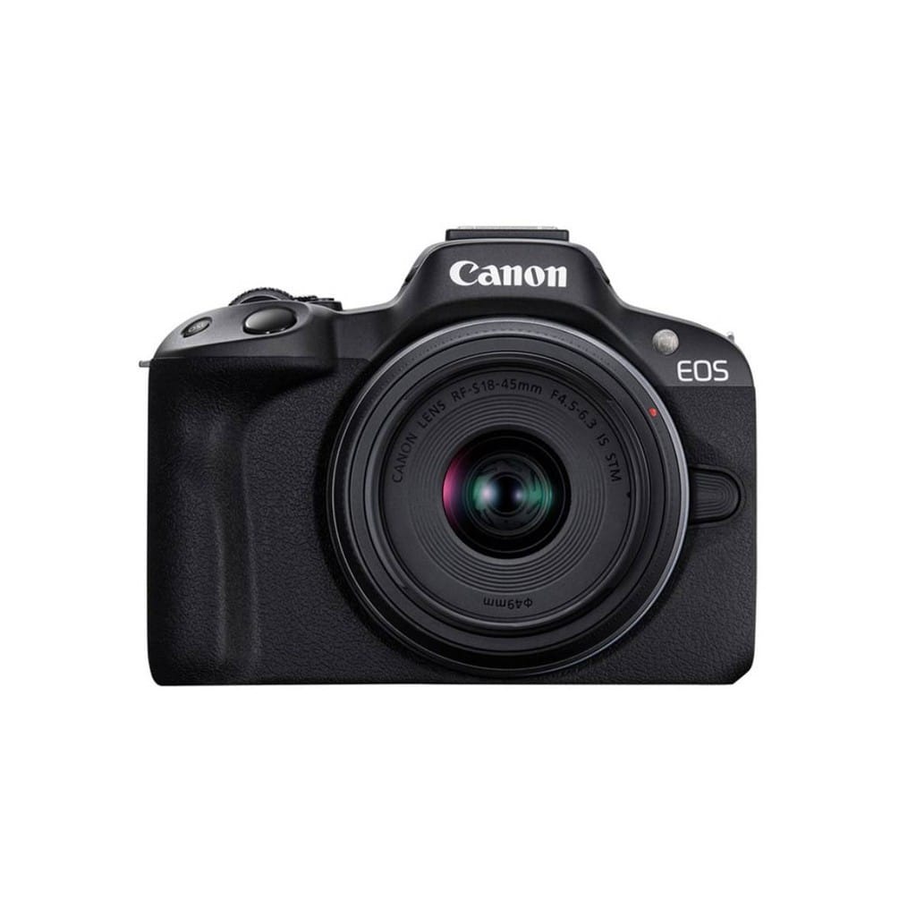 Câmera Branca Canon Eos R50 Lente Branca Rfstm De 18-45mm Branco — foto 3 de 4