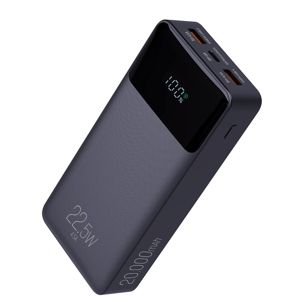 Foto de Power Bank Pro 20000mAH ELG PB200BK, Bateria Portátil… · Peso: 411.6 g · Total de portas: 4
