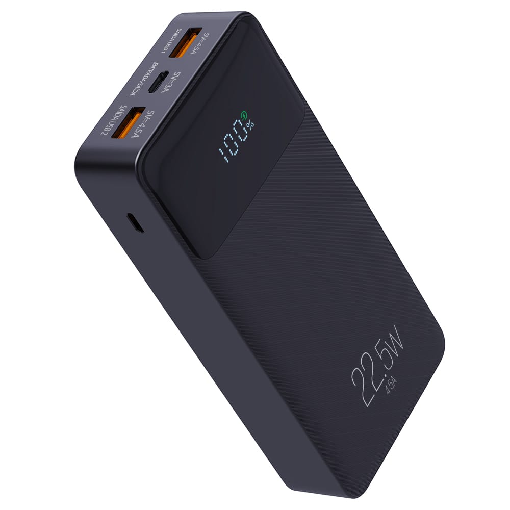 Power Bank Pro 20000mAH ELG PB200BK, Bateria Portátil… · Peso: 411.6 g · Total de portas: 4 — foto 2 de 3