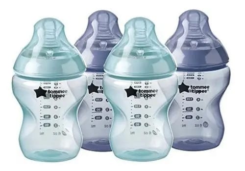 Kit com 4 mamadeiras Tommee Tippee closer to nature 260ml