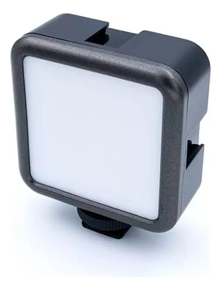 Lâmpada Ulanzi Vl49 Warm Light Cct Mode 2000mah Estrutura Preta Luz Quente Branca