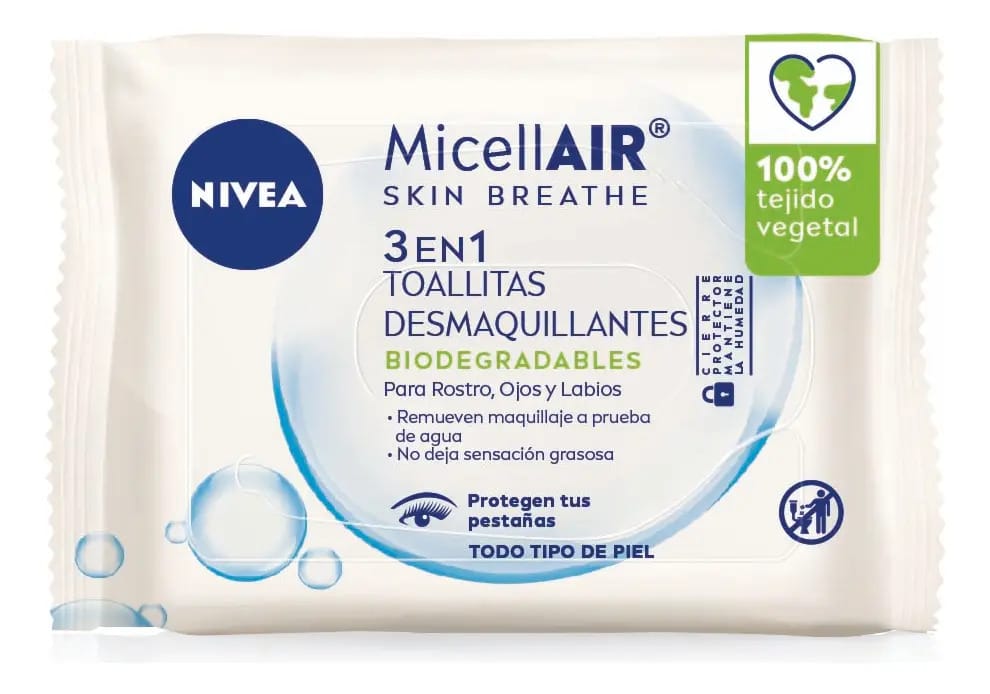 Toalhetes Demaquilantes NIVEA 3 em 1 25 unid.