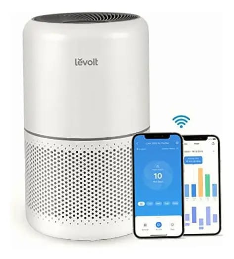 Purificador de ar Levoit para quarto doméstico, filtro H13 True Hepa