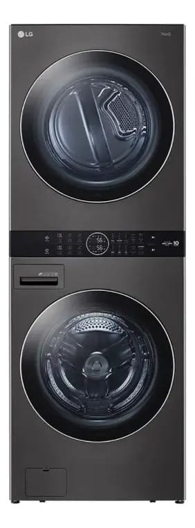 Torre de lavagem e secagem LG 22kg - Sensation