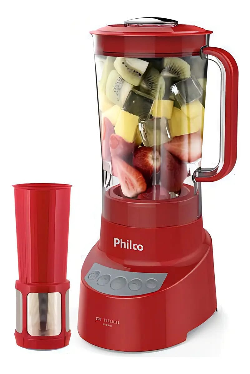Liquidificador Philco Vermelho Ph Touch 800w