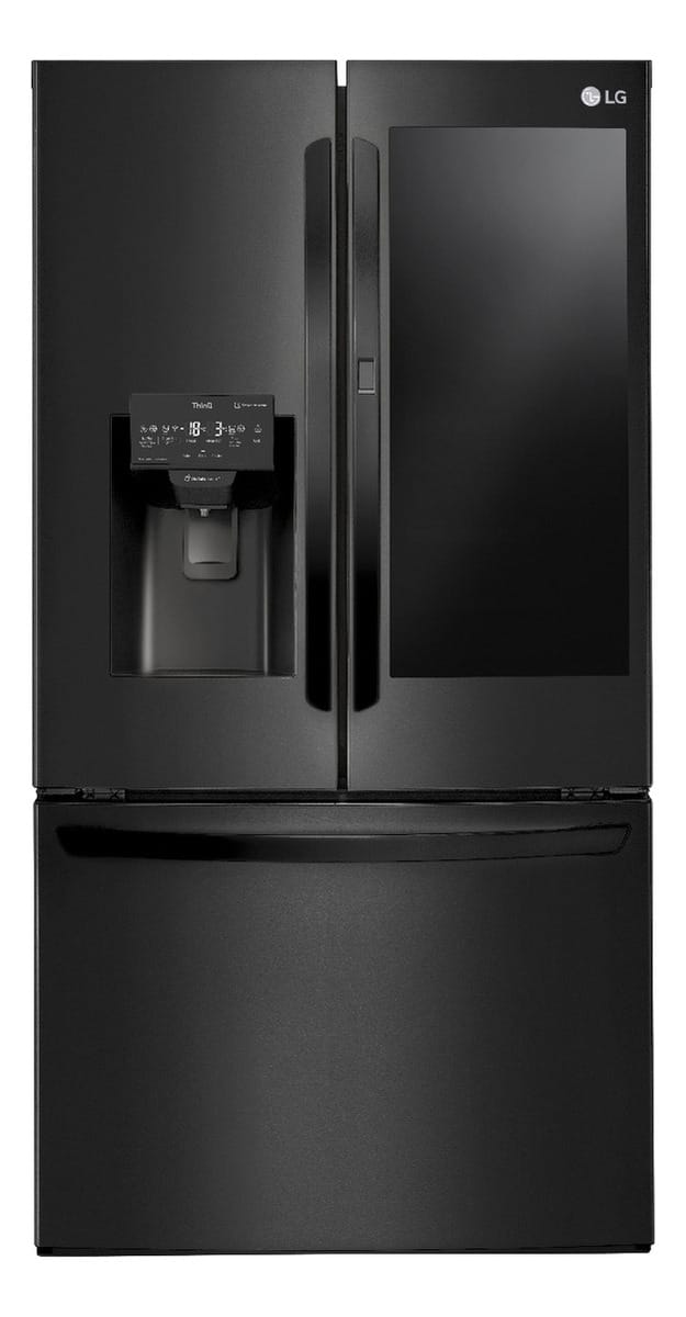 Refrigerador LG GM78sxt Instaview 660l No Frost French Door, cor preta