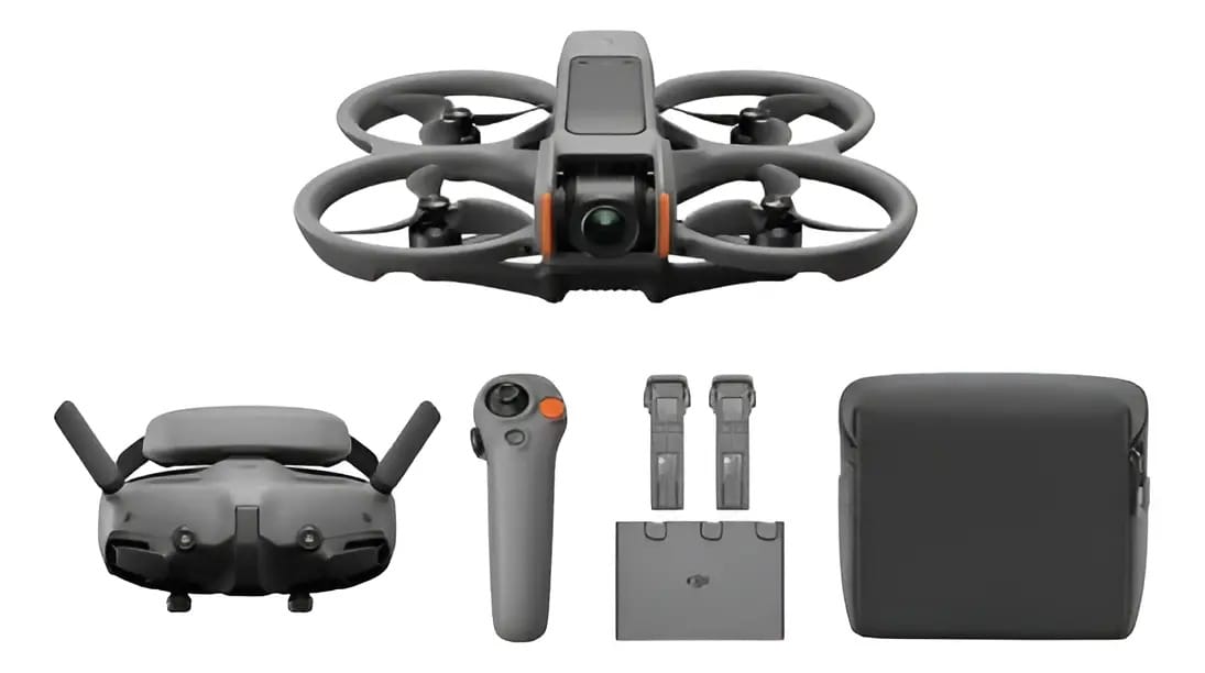 Pacote com 2 Dji Avata Intelligent Flight (1 bateria) preto