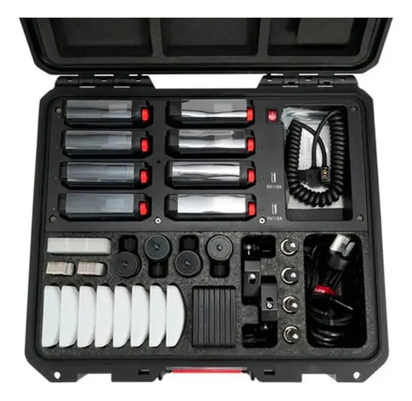Kit de 8 lâmpadas de painel LED Rgb Mc Pro Aputure Black Structure