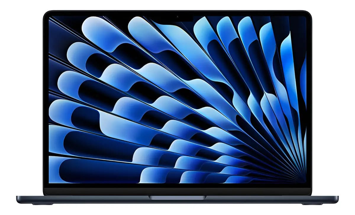 Apple MacBook Air M3 A3113 Medianoche 13.6" 2560 px x 1664 px disco SSD 256 GB Apple M3 8GB de Ram