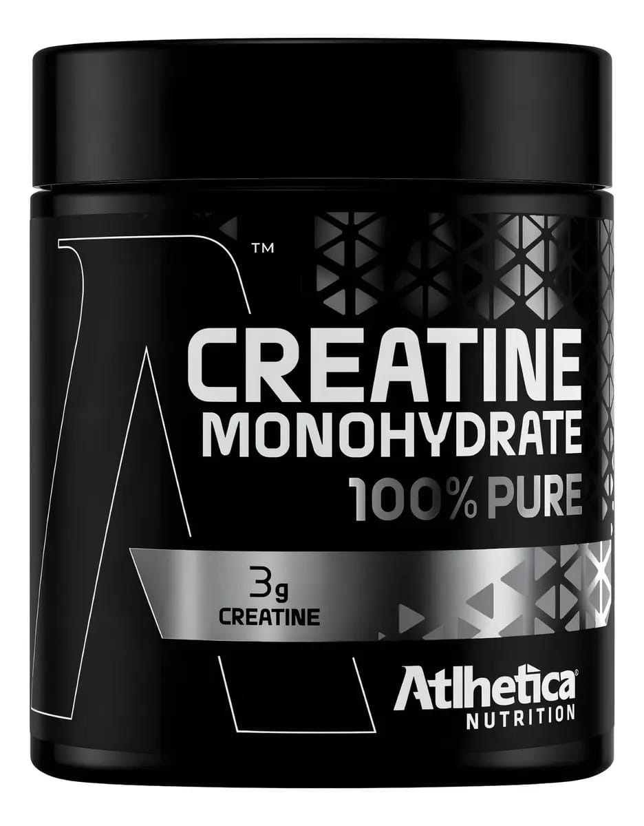 Creatina Monohidratada Pura Atlhetica Nutrition em Pó de 300g