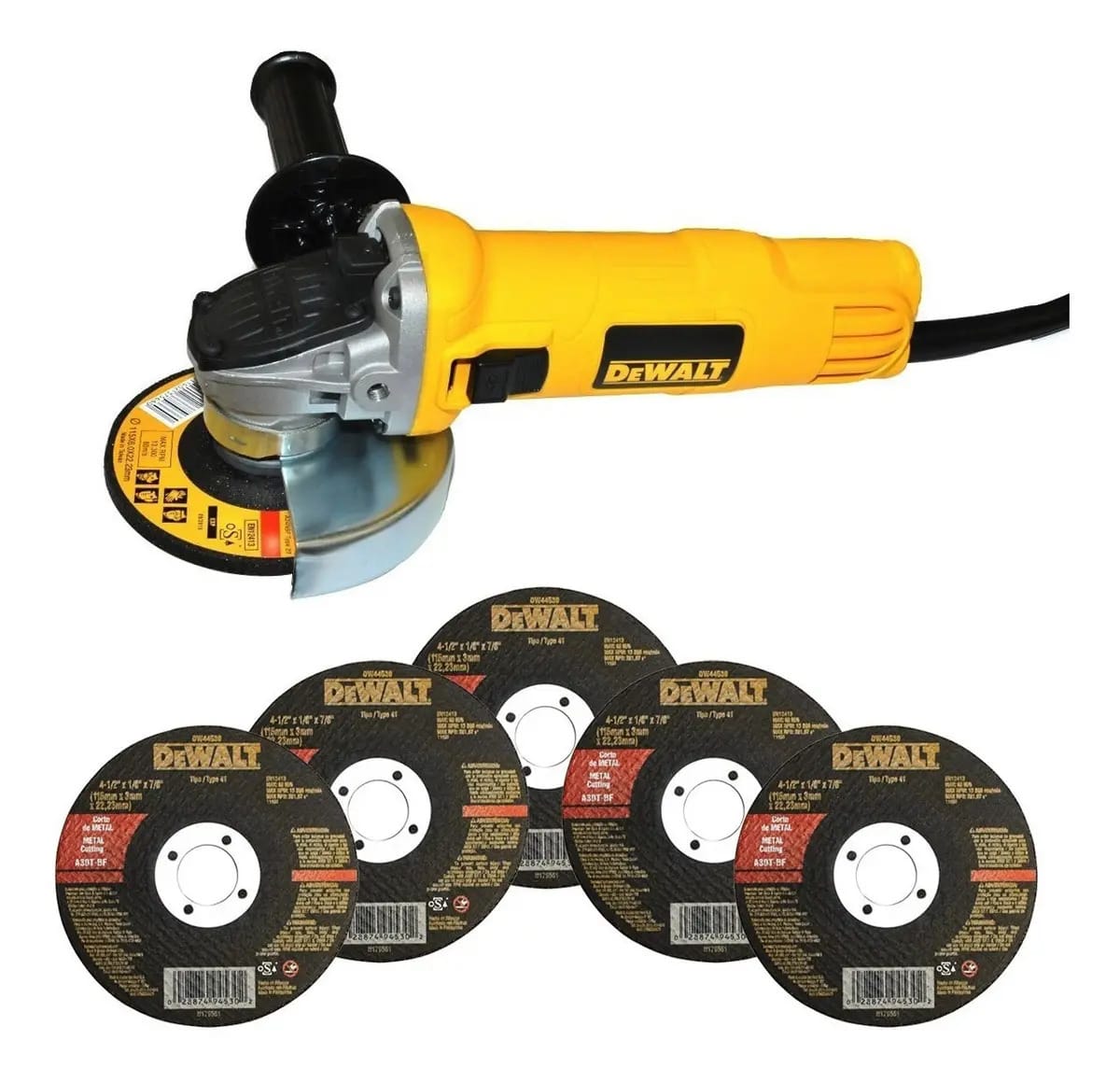 Esmerilhadeira 4 ½ 800w Dewalt Dwe4020