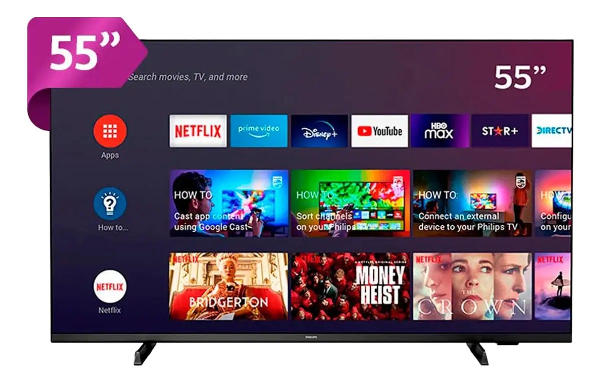 Philips Ambilight 55 55PUD7406-43 55"