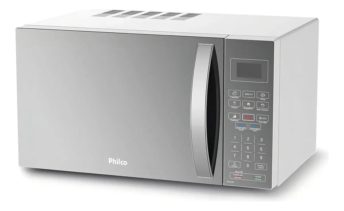 Micro-ondas Philco PMO33EB prata 32L