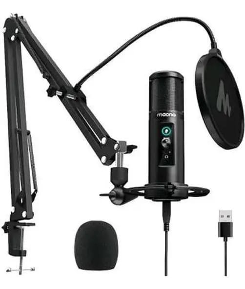Microfone Condensador Maono Au-pm421 Preto