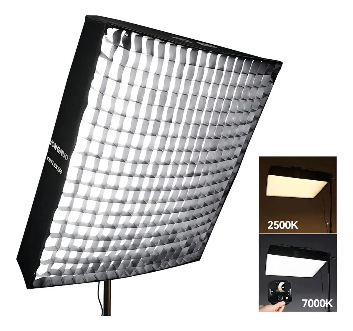 Painel Iluminador Led Yongnuo Yn Flex180 Flexível Bi-color