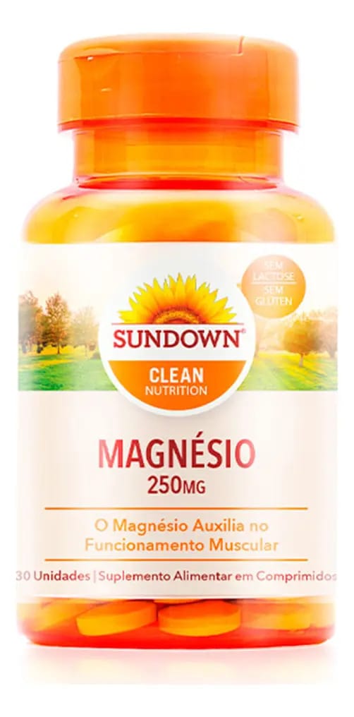 Magnésio Magnezium Sundown 250mg C/ 30 Comprimidos