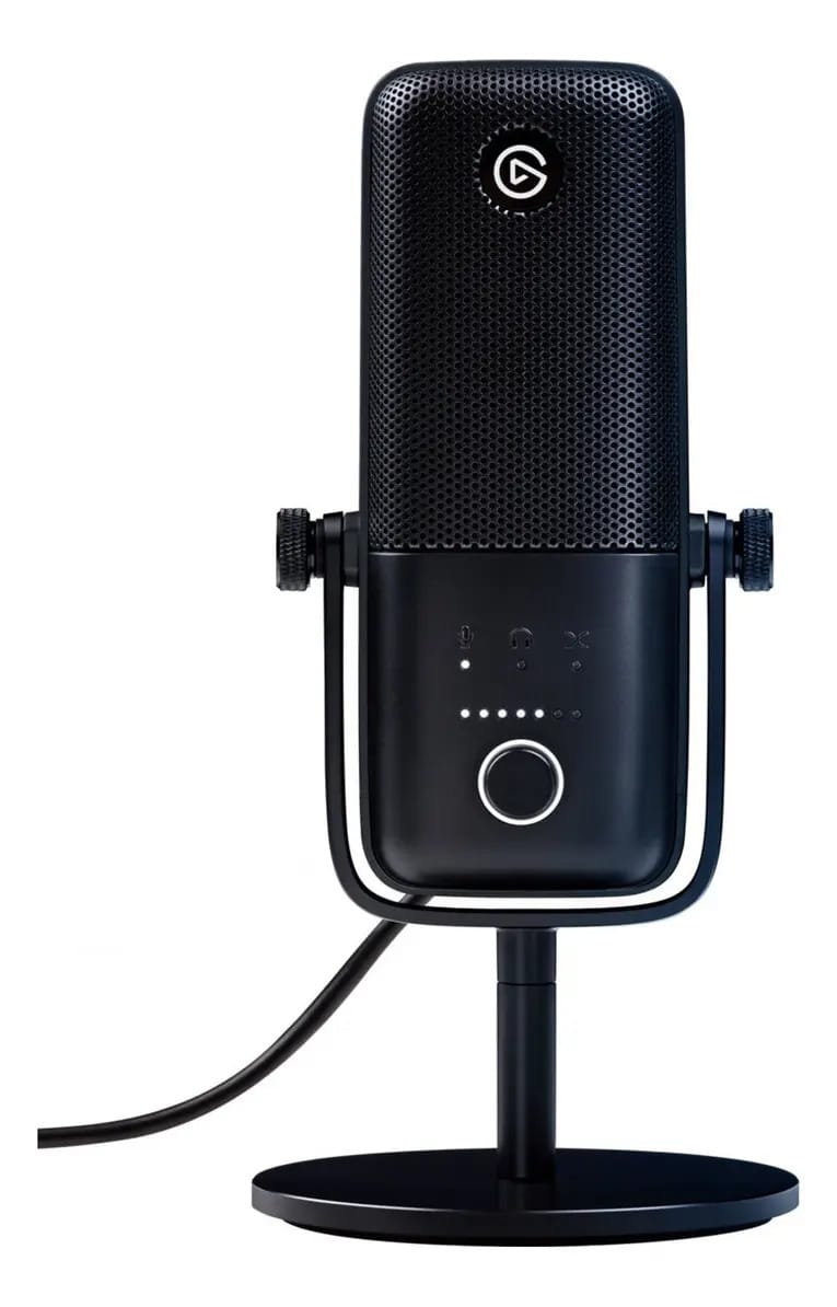 Elgato Wave: 3 - Microfone condensador de streaming USB Twitch, cor preta